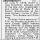Crawford, Ruth C Argenbright Funeral notice 1979 MD