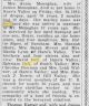 Dell, Annie Nancy Monihan (Moneghan) obit-Nov 1912-Mt Union Times