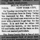 Troutman, David Barton newspaper article 1901 Pennsylvania, USA